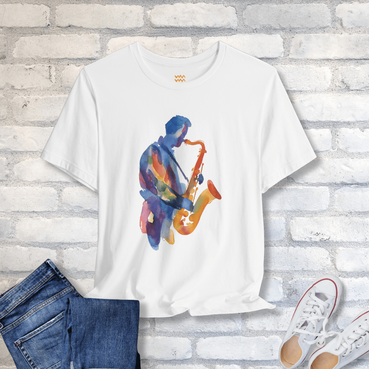 Watercolor Jazz T-Shirt - Tempo Tribe