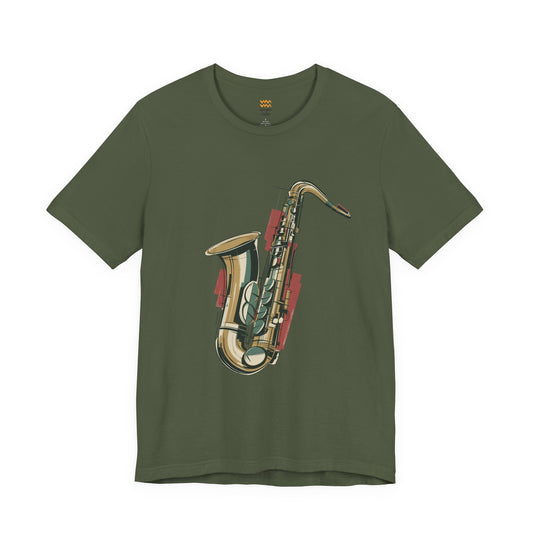 Saxophone Abstract T-Shirt