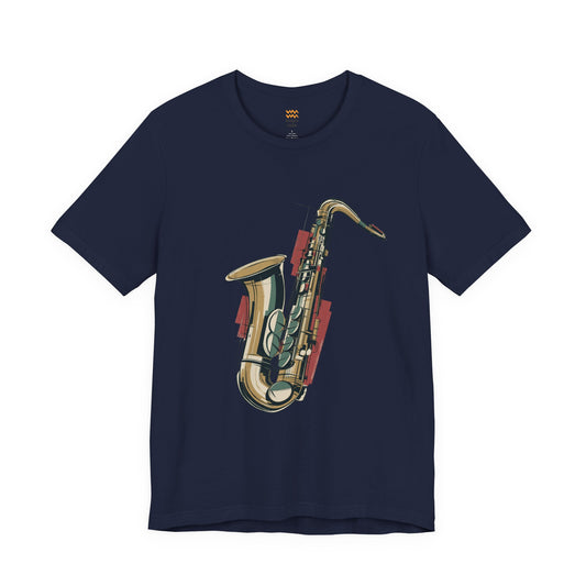 Saxophone Abstract T-Shirt