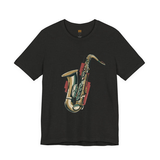 Saxophone Abstract T-Shirt