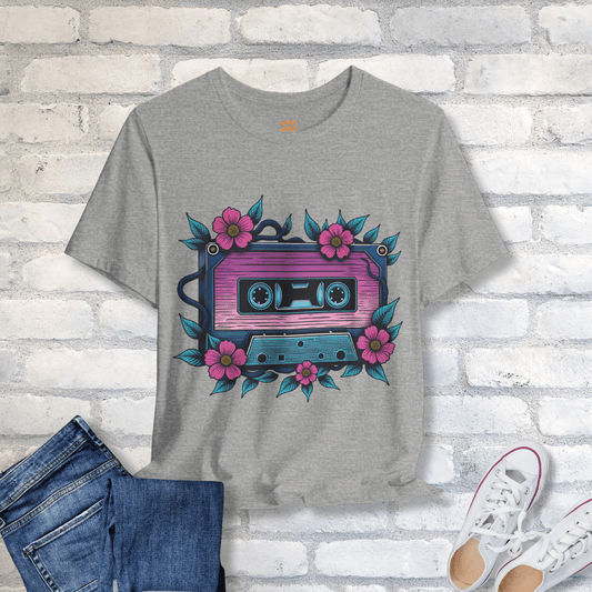 Cassette Bloom T-Shirt - Tempo Tribe