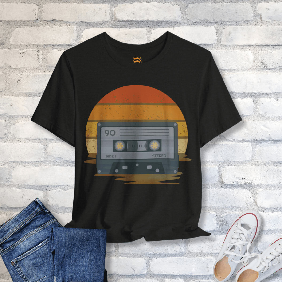Cassette Sunset T-Shirt - Tempo Tribe