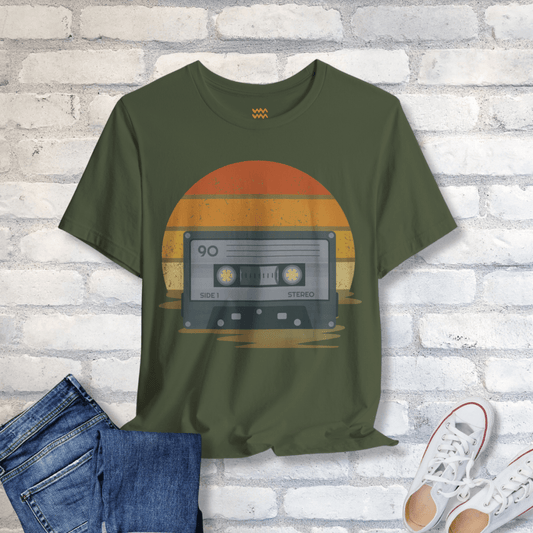 Cassette Sunset T-Shirt - Tempo Tribe