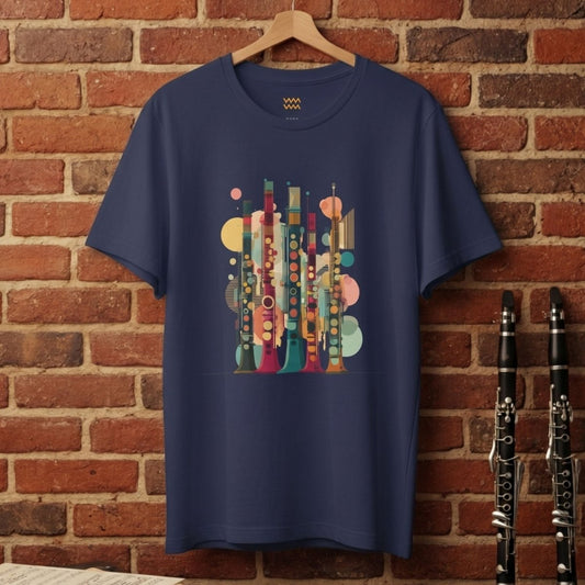 Clarinet Bloom T-Shirt - Tempo Tribe
