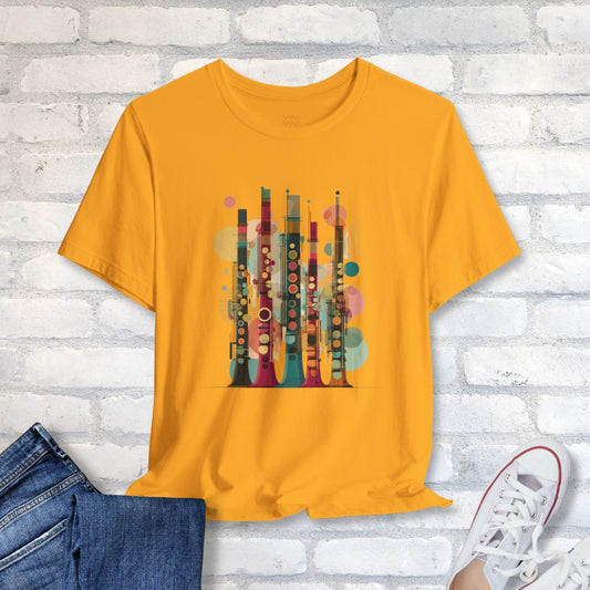 Clarinet Bloom T-Shirt - Tempo Tribe