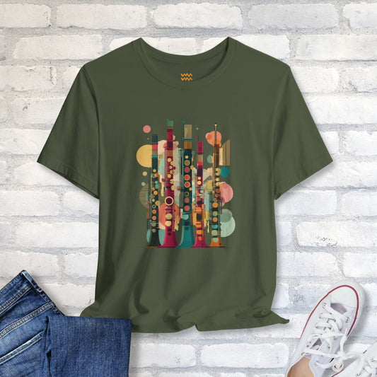 Clarinet Bloom T-Shirt - Tempo Tribe