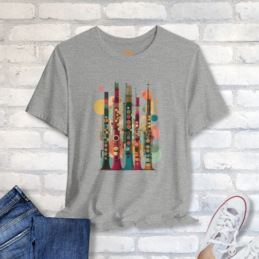 Clarinet Bloom T-Shirt - Tempo Tribe