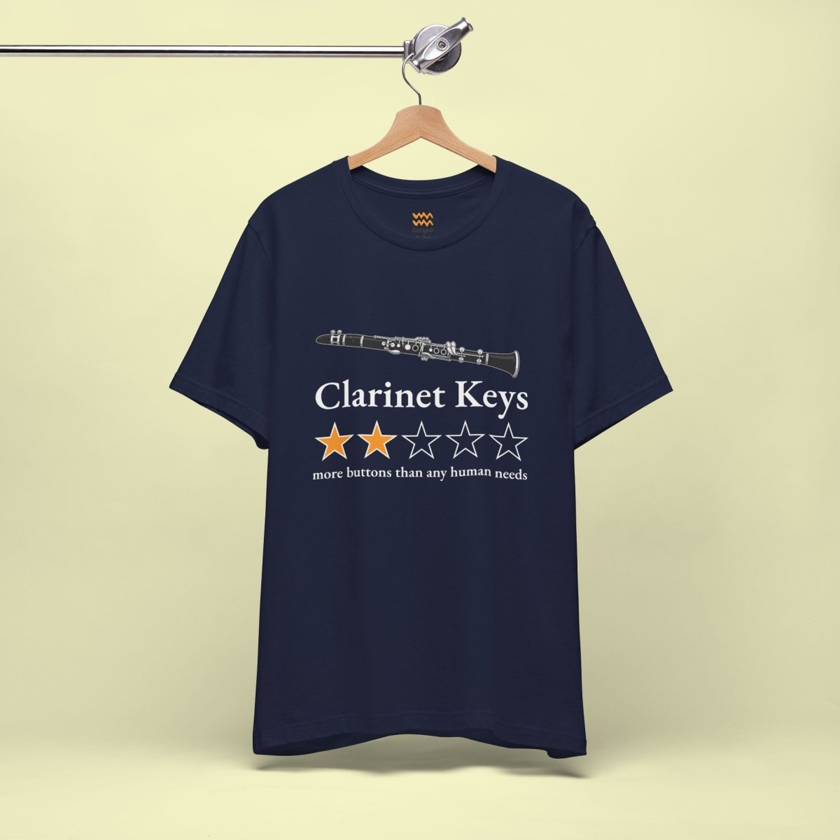 Clarinet Keys T-Shirt - Tempo Tribe
