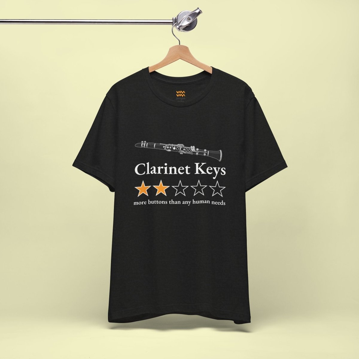 Clarinet Keys T-Shirt - Tempo Tribe