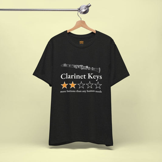 Clarinet Keys T-Shirt - Tempo Tribe