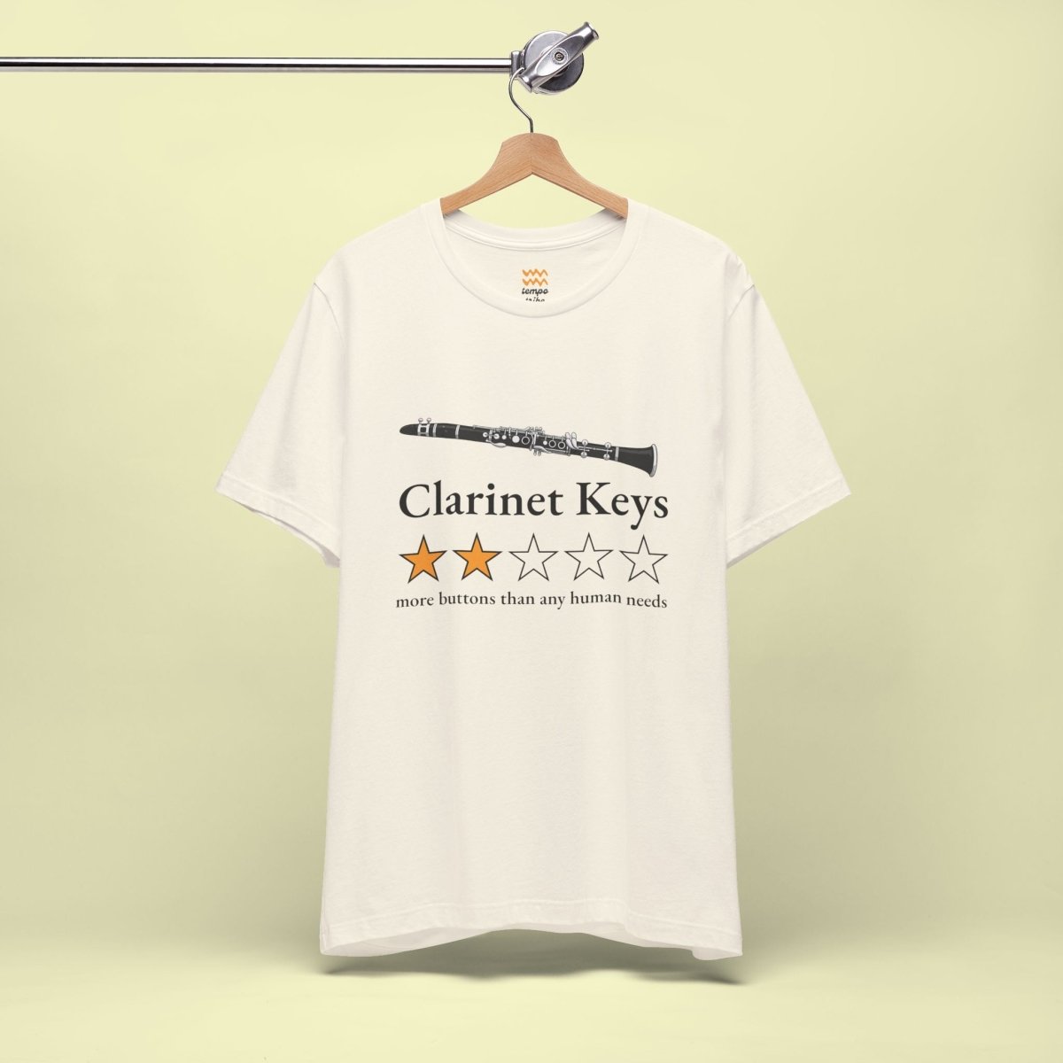 Clarinet Keys T-Shirt - Tempo Tribe
