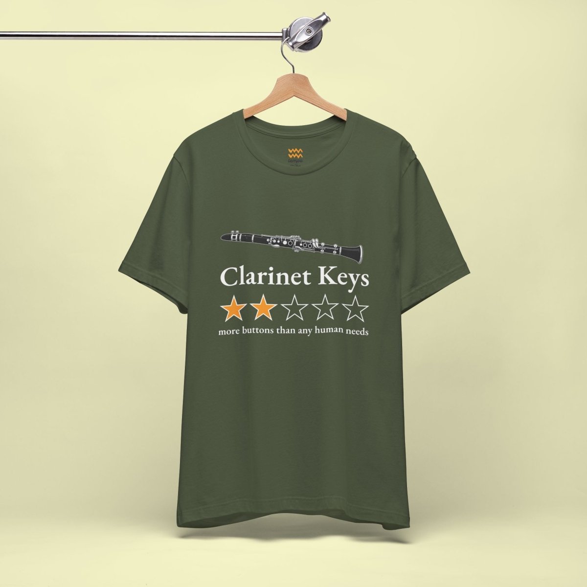Clarinet Keys T-Shirt - Tempo Tribe