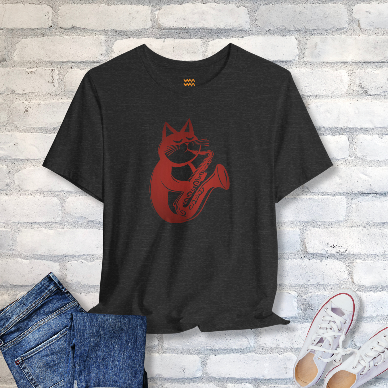 Saxy Cat T-Shirt