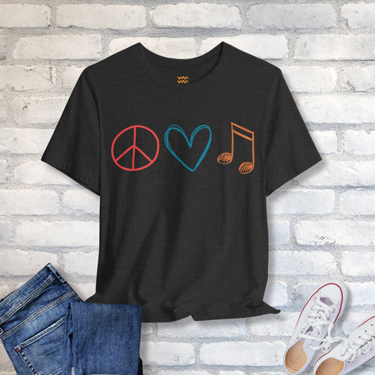 Peace Love Music T-Shirt