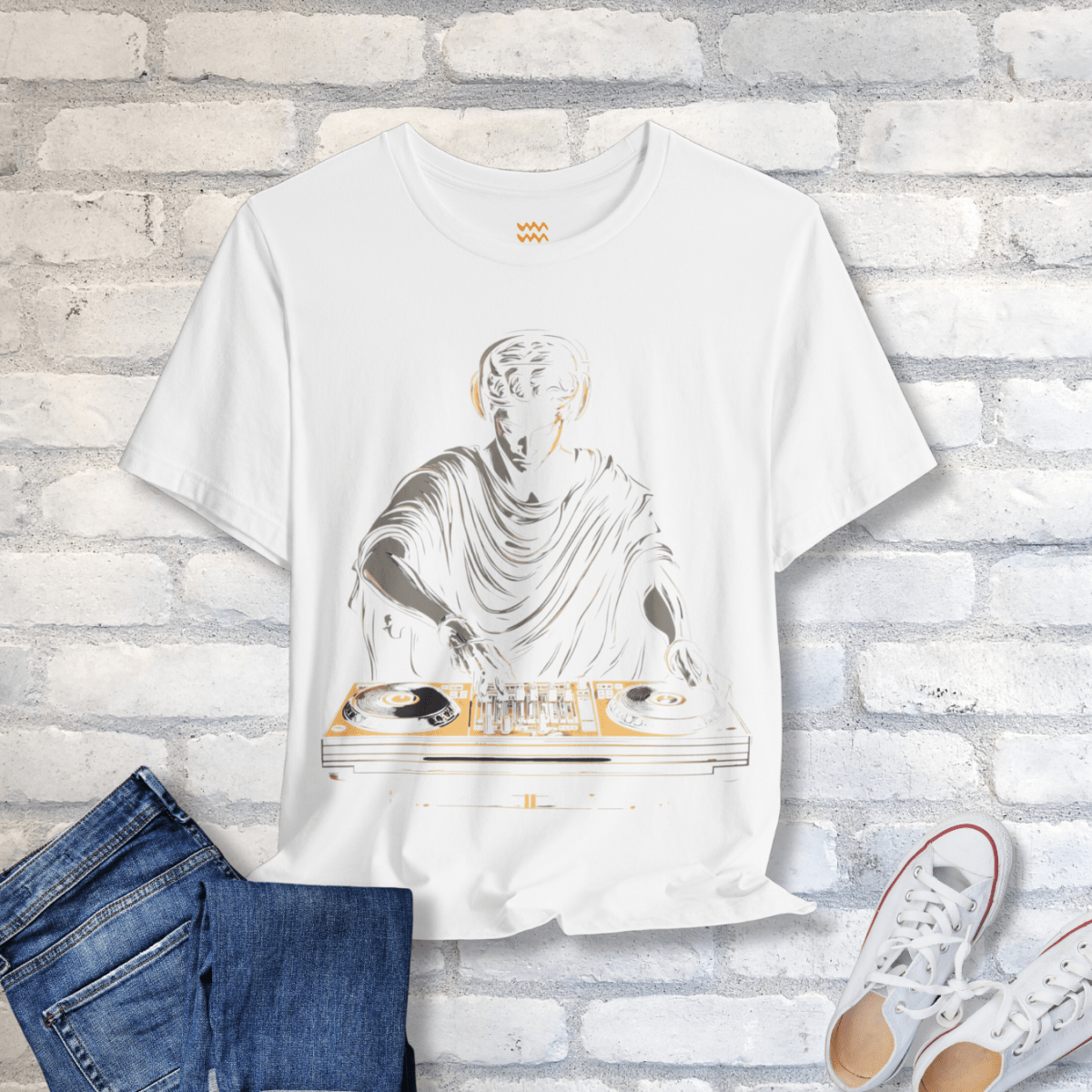 DJ Statue T-Shirt - Tempo Tribe
