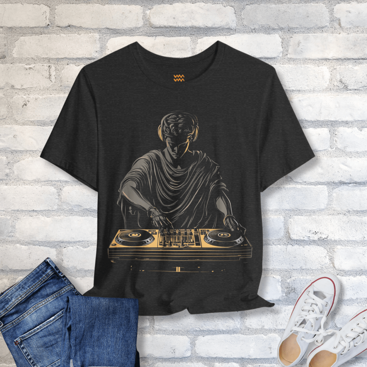 DJ Statue T-Shirt - Tempo Tribe