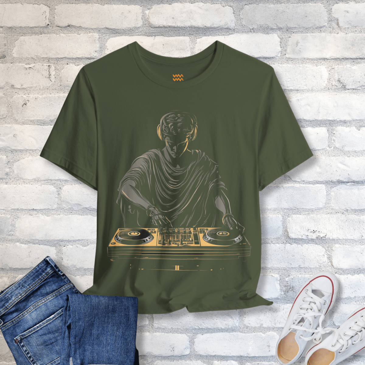 DJ Statue T-Shirt - Tempo Tribe