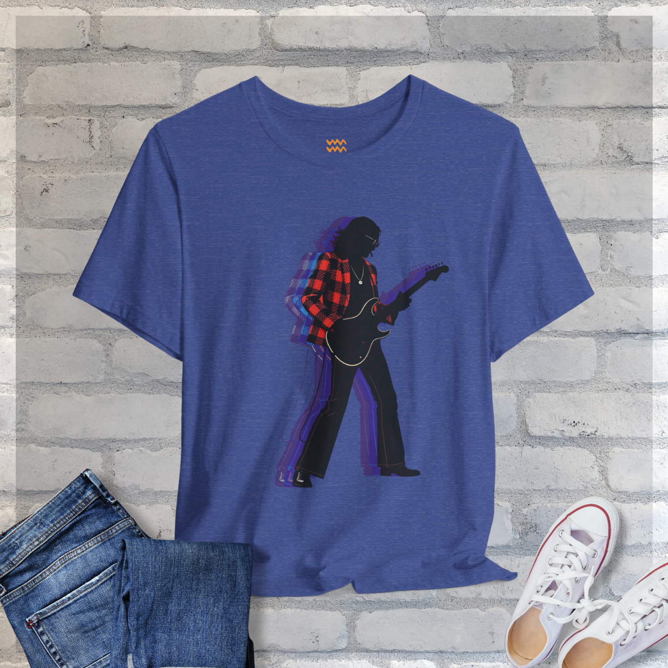 Plaid Rockstar T-Shirt
