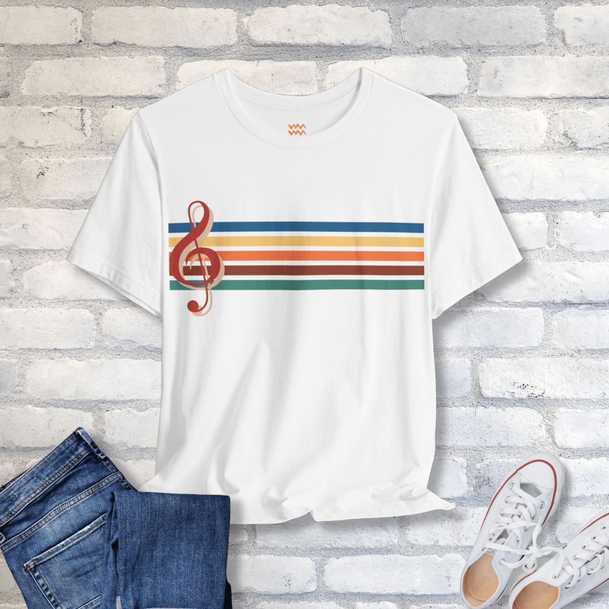 Melody Lines T-Shirt - Tempo Tribe