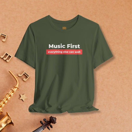 Music First T-Shirt - Tempo Tribe