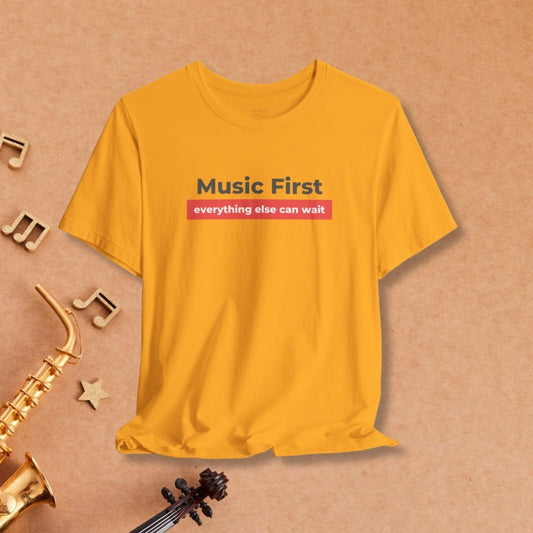Music First T-Shirt - Tempo Tribe