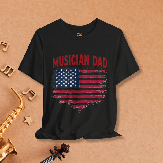 Musician Dad T-Shirt - Tempo Tribe