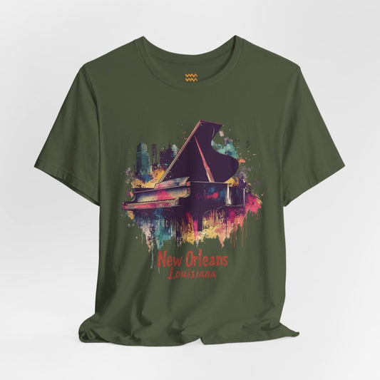 New Orleans Pianist T-Shirt - Tempo Tribe