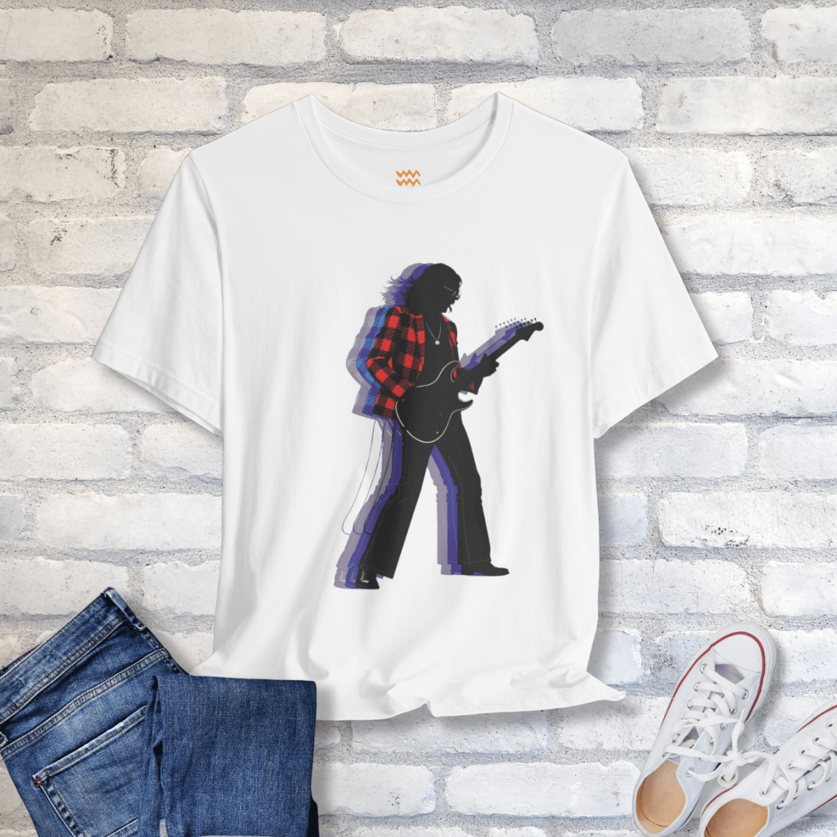 Plaid Rockstar T-Shirt - Tempo Tribe
