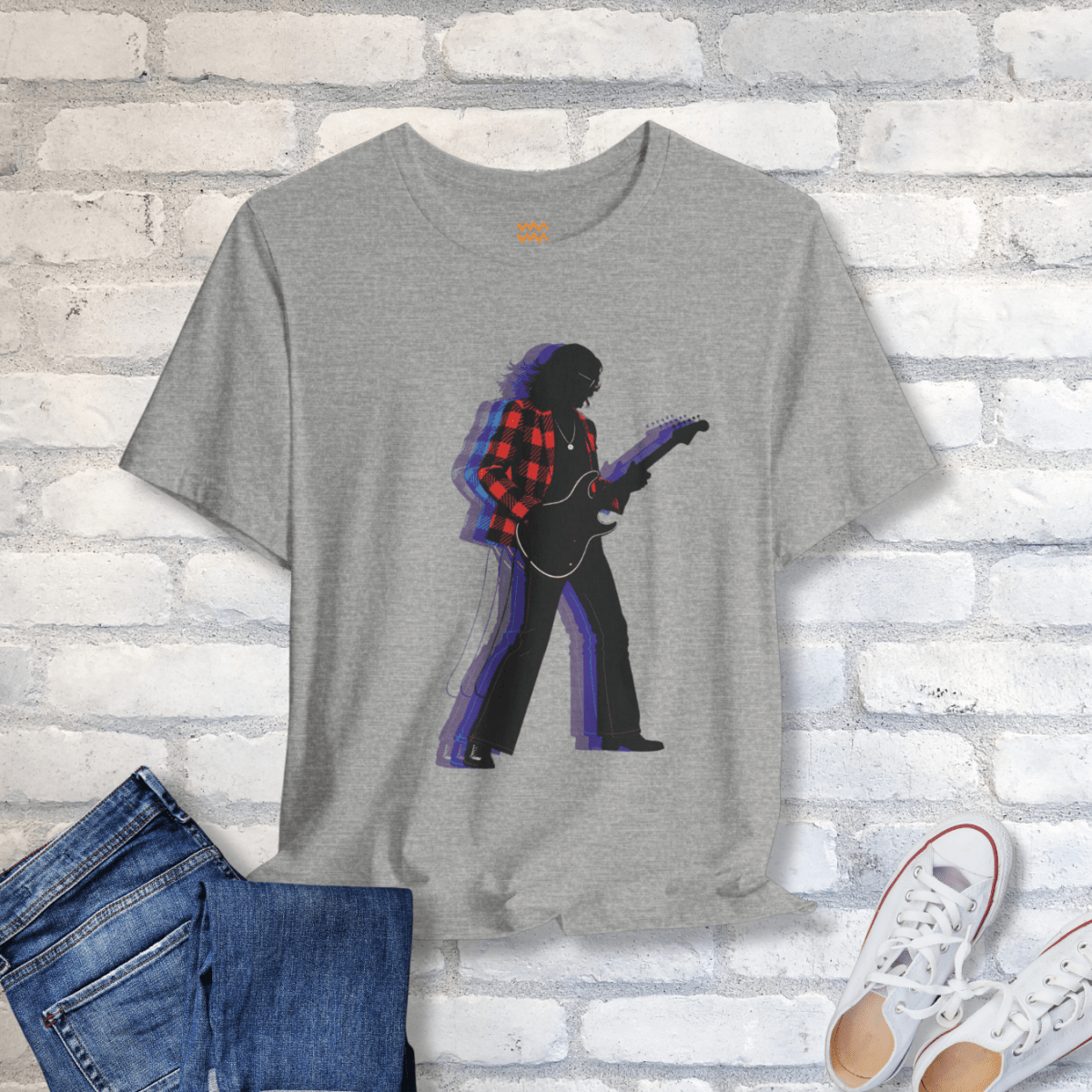 Plaid Rockstar T-Shirt - Tempo Tribe