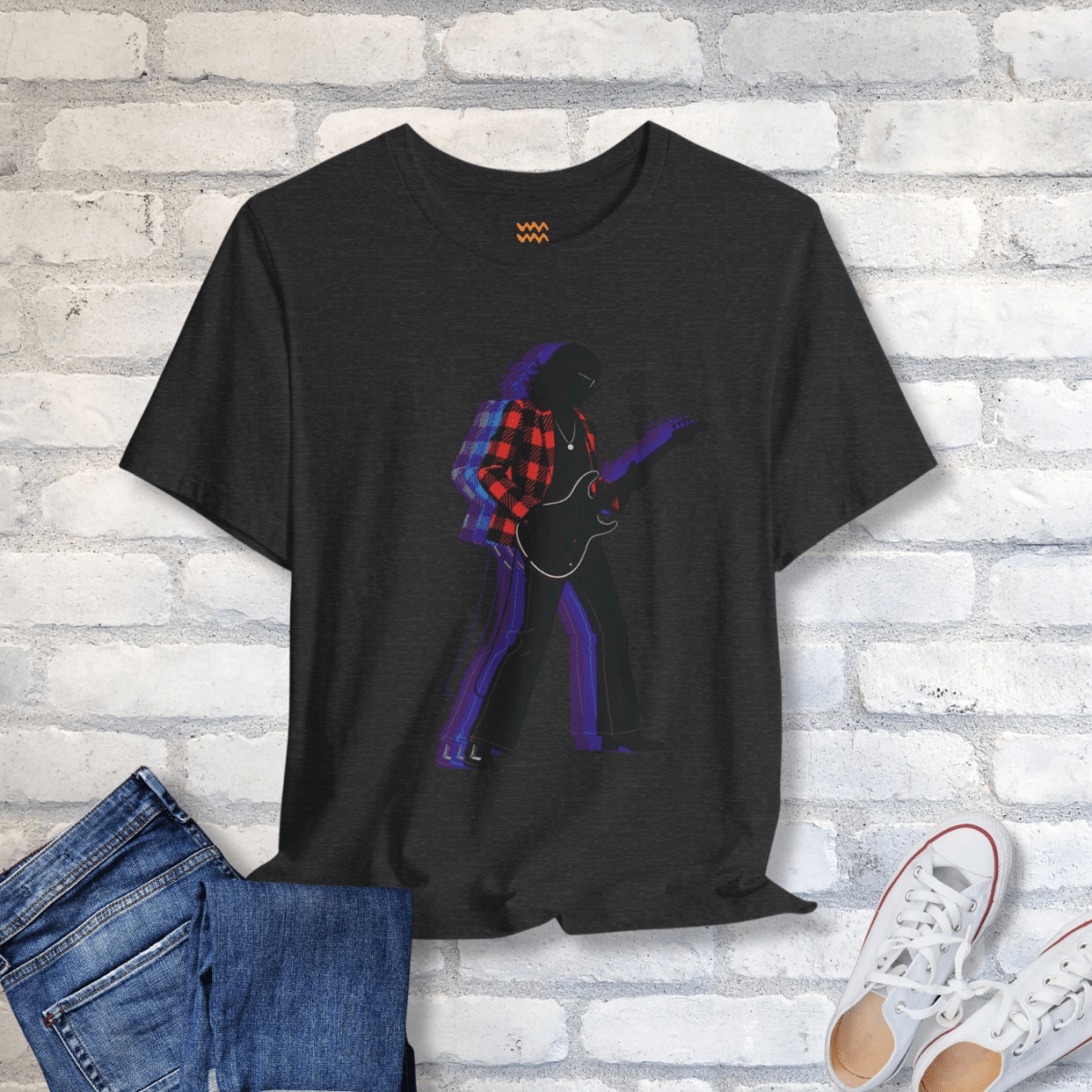 Plaid Rockstar T-Shirt - Tempo Tribe