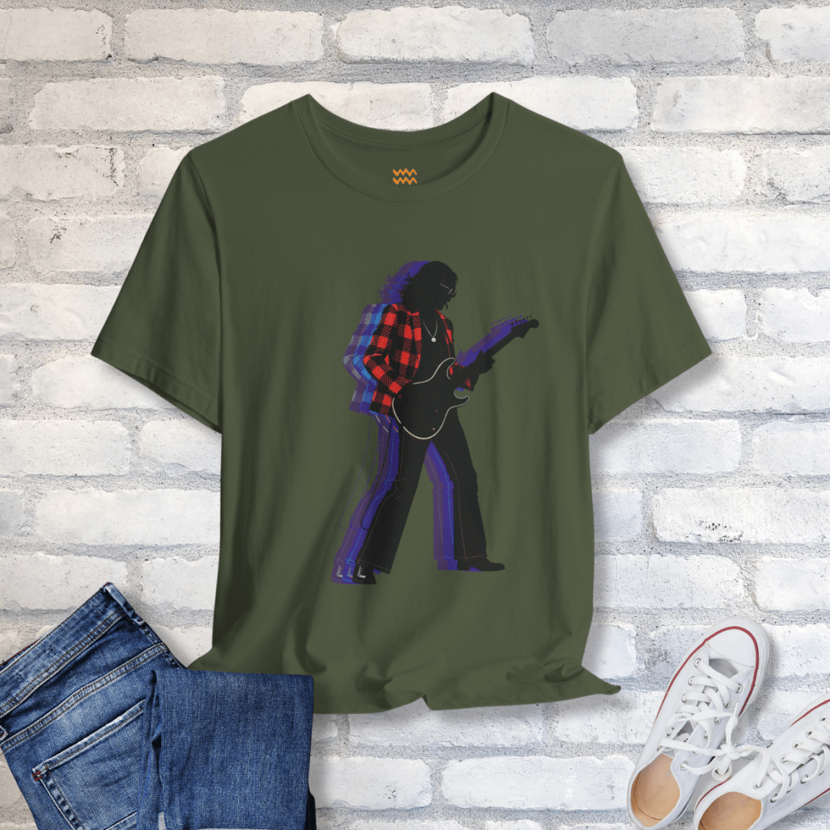 Plaid Rockstar T-Shirt - Tempo Tribe