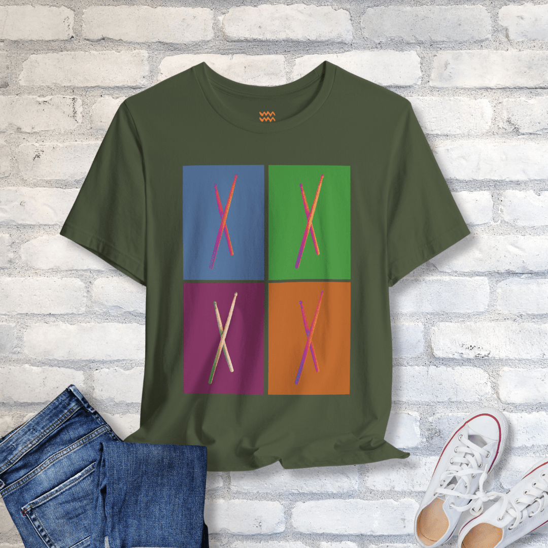 Pop Sticks T-Shirt - Tempo Tribe