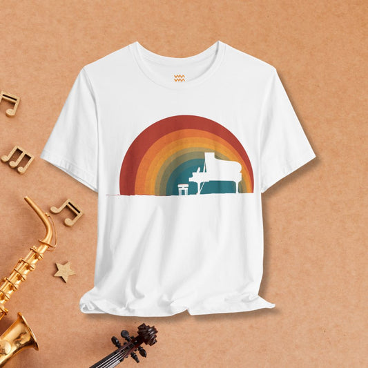 Rainbow Keys T-Shirt - Tempo Tribe