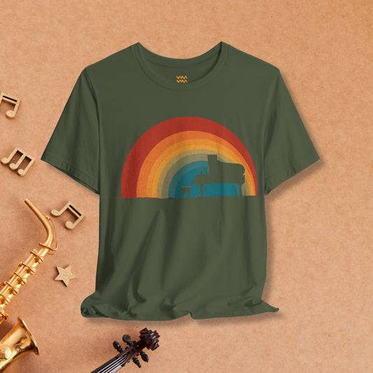 Rainbow Keys T-Shirt - Tempo Tribe