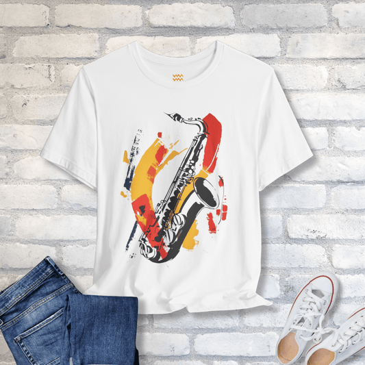 Sax in Color T-Shirt - Tempo Tribe