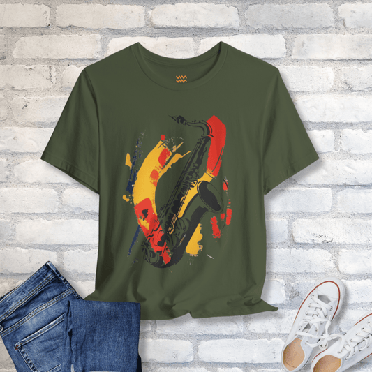 Sax in Color T-Shirt - Tempo Tribe