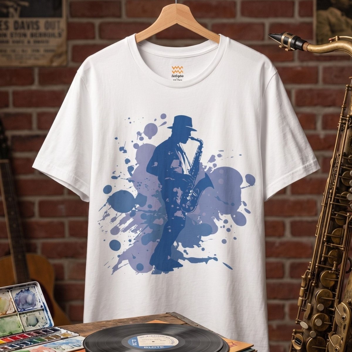 Saxophone Blues T-Shirt - Tempo Tribe