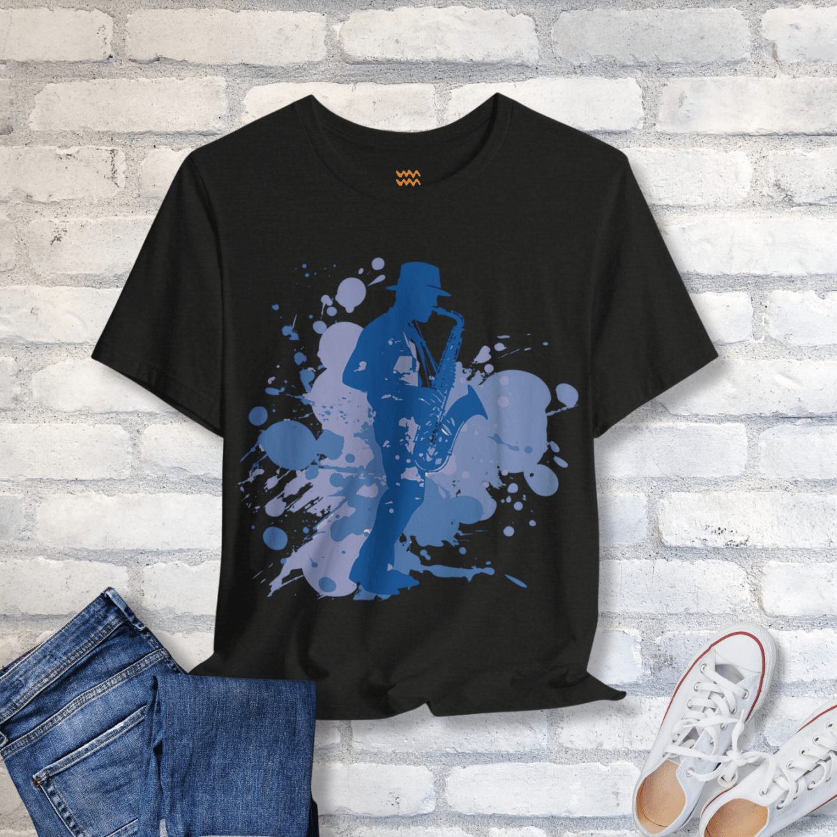 Saxophone Blues T-Shirt - Tempo Tribe
