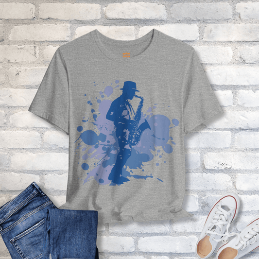 Saxophone Blues T-Shirt - Tempo Tribe