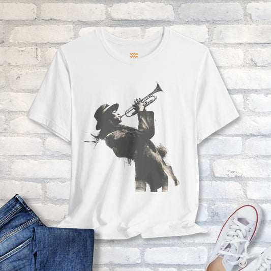 Trumpet Noir T-Shirt - Tempo Tribe