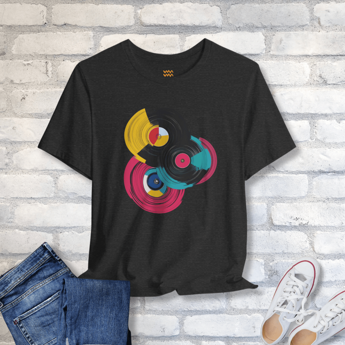 Vibrant Vinyl T-Shirt - Tempo Tribe