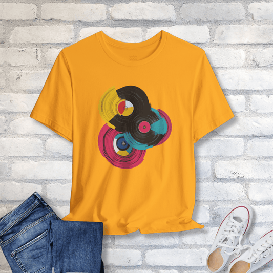 Vibrant Vinyl T-Shirt - Tempo Tribe