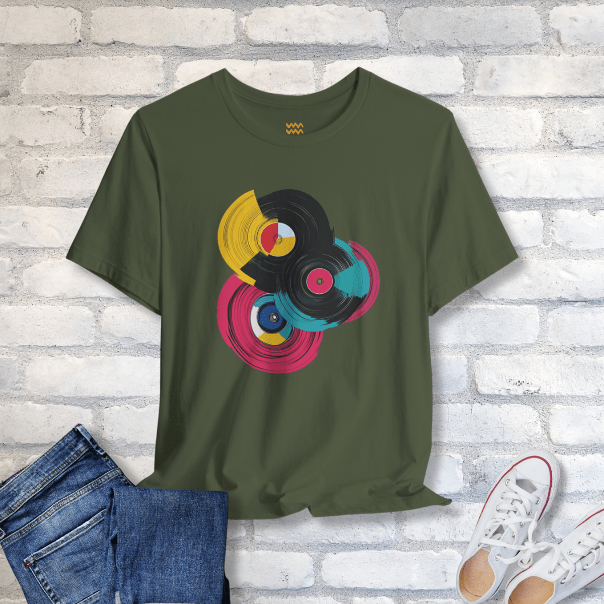 Vibrant Vinyl T-Shirt - Tempo Tribe