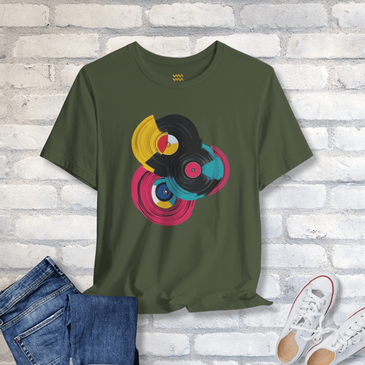 Vibrant Vinyl T-Shirt - Tempo Tribe