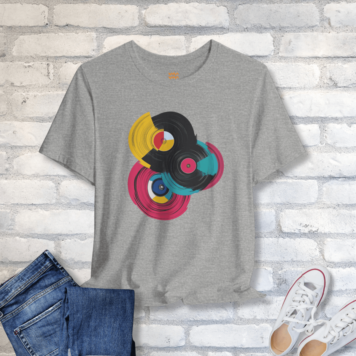 Vibrant Vinyl T-Shirt - Tempo Tribe