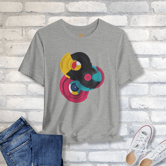 Vibrant Vinyl T-Shirt - Tempo Tribe