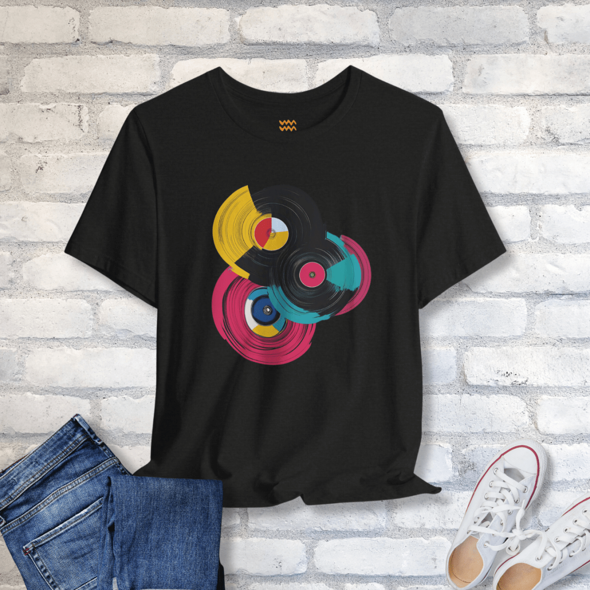Vibrant Vinyl T-Shirt - Tempo Tribe