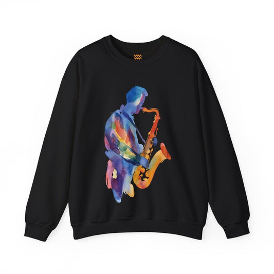 Watercolor Jazz Sweatshirt - Tempo Tribe