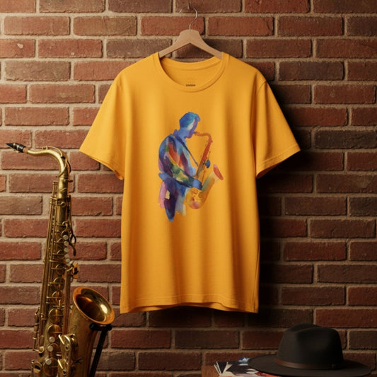 Watercolor Jazz T-Shirt - Tempo Tribe