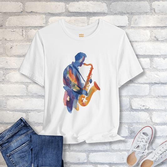 Watercolor Jazz T-Shirt - Tempo Tribe